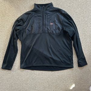 Boston Golf Club Peter Millar Black Fleece Crown Sport Quarter Zip Size XL